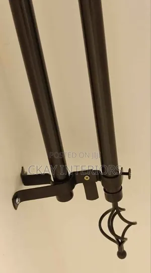 2m Single and Double Adjustable Window Curtain Rods