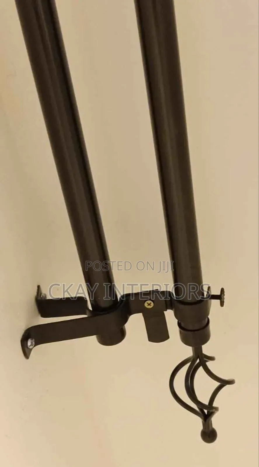 2m Single and Double Adjustable Window Curtain Rods