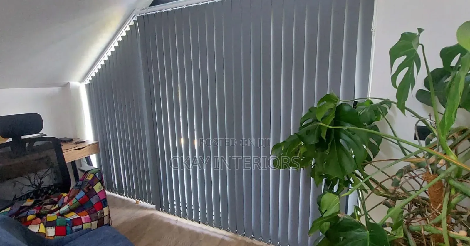 Beautiful Fabric, Beautiful Fall, Vertical Office Blinds