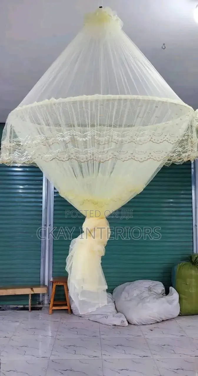 Queen Size Colourful Round Bed Mosquito Nets