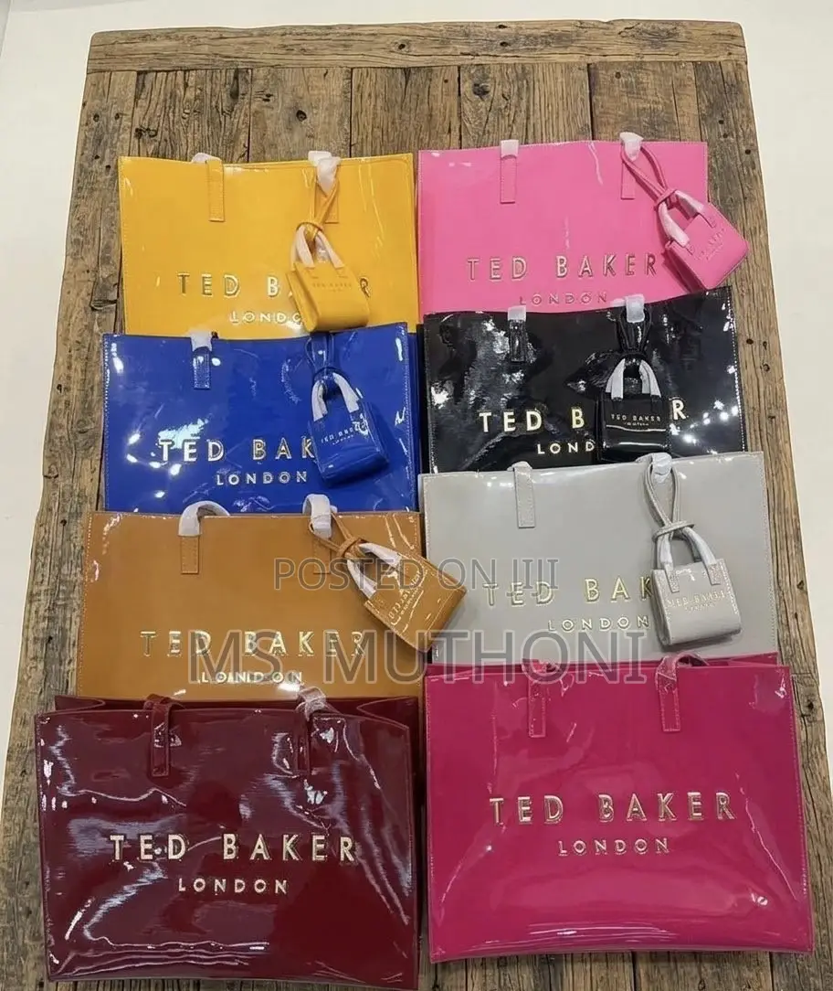 Glossy Patent Ted Baker London Tote Bags