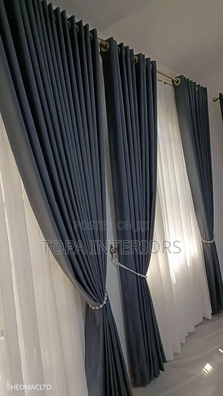 HOME DECOR Opaque Light Blocking Blackout Curtains for All Rooms