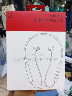 OnePlus Bullets Wireless Z2 Neckband-Style Bluetooth Earphones - Black