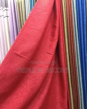 Modern Minimalist Gunia Fabric Curtains With Rings