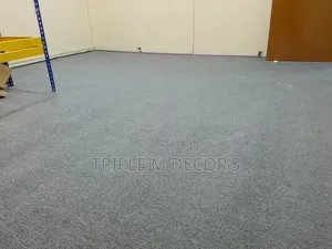 Grey 4mm Delta Wall to Wall Office Carpet