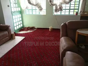 High-Traffic Maroon Deep Blue 12mm Executive Carpet