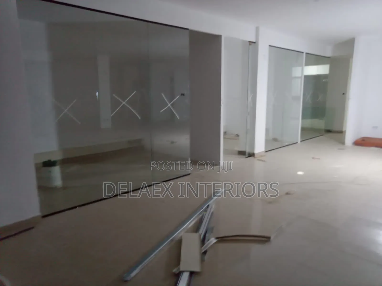 Clear Toughened Glass Partitioning