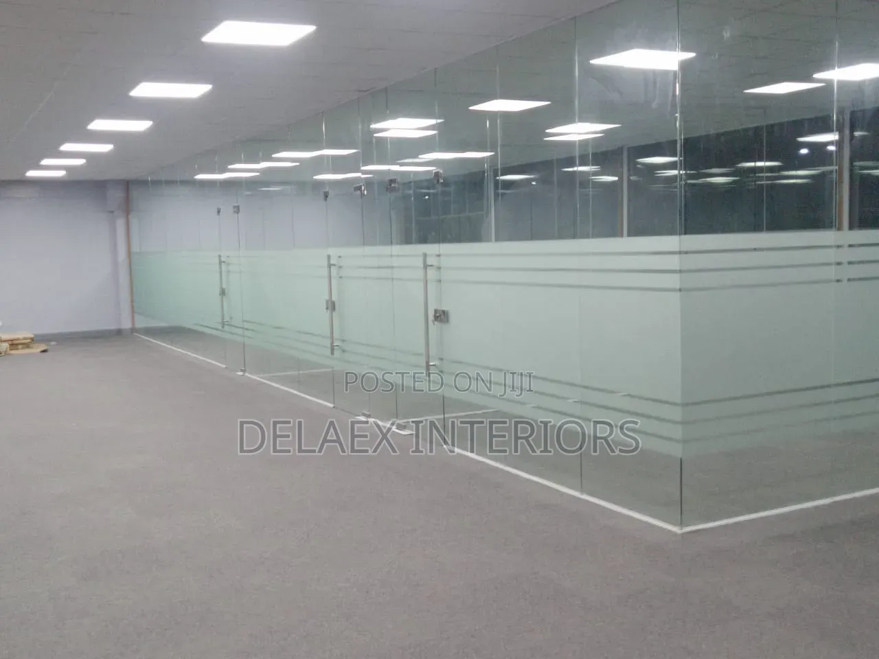 Frosted Glass Partitions