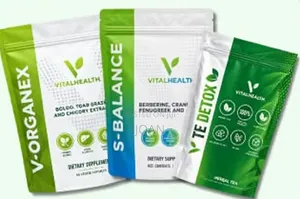 Vitalhealth Package 1: V-Organex + S-Balance + TE Detox Herbal Tea (4)