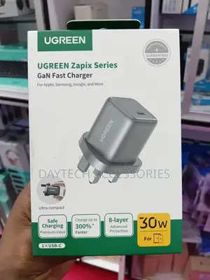The UGREEN 30W USB-C GaN Fast Charger (Model X513)