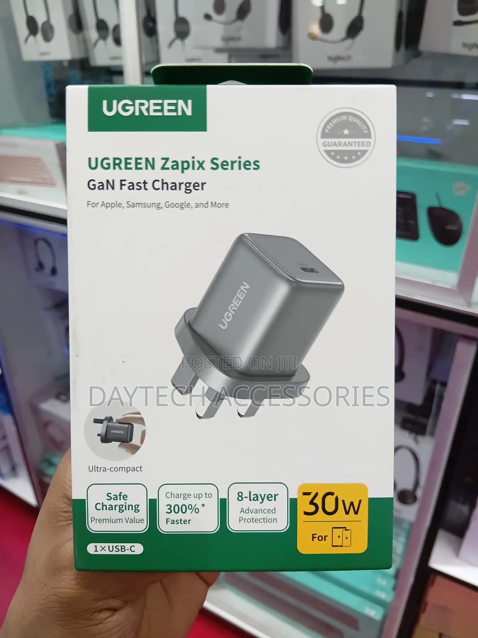 Ugreen X513 30w Fast Charger Uk With 1 USB-C Port
