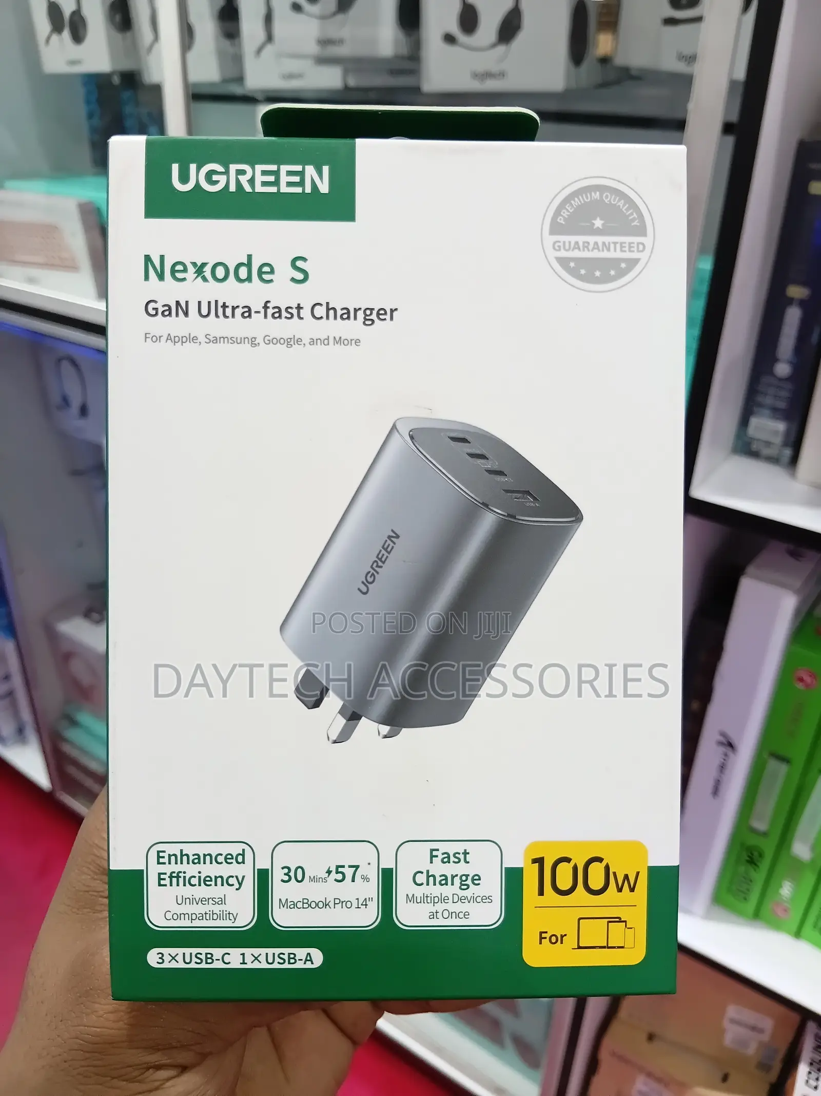 The UGREEN Nexode S 100W 4-Port GaN Fast Charger (Model X565)