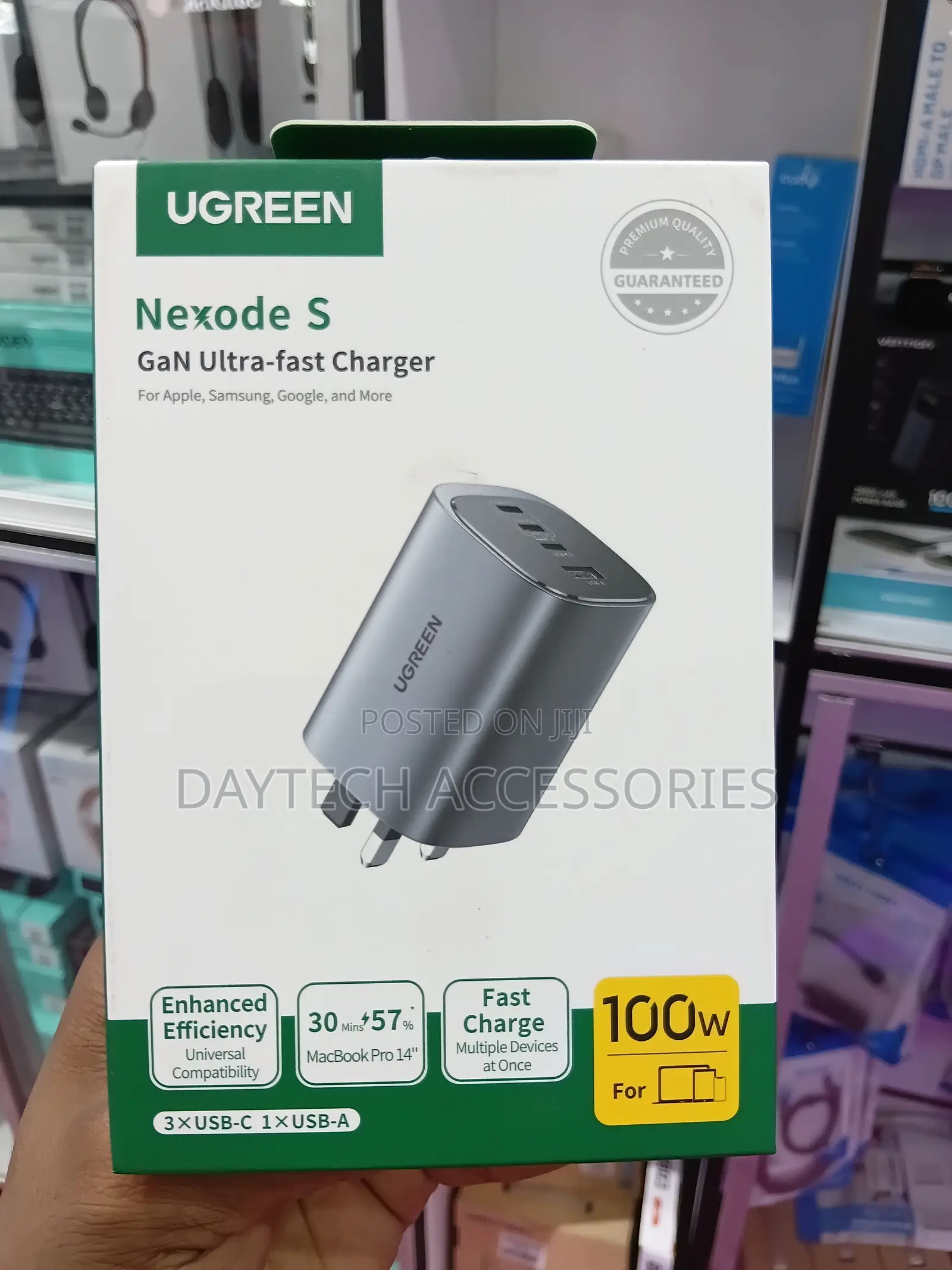 The UGREEN Nexode S 100W 4-Port GaN Fast Charger (Model X565)