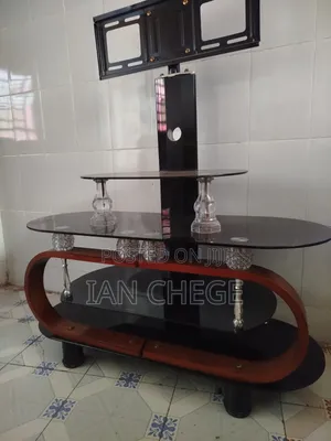 Glass TV Stand (45 Inch and Above)