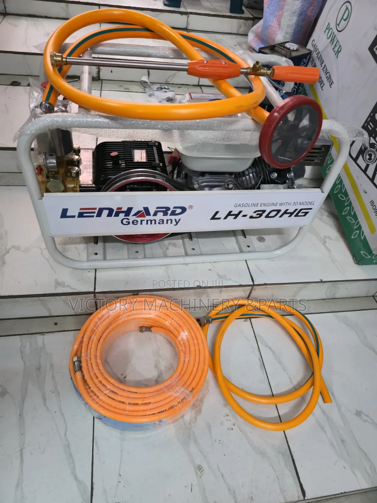 Ienhard Germany Power Sprayer Troly Machine Gasoline Driven