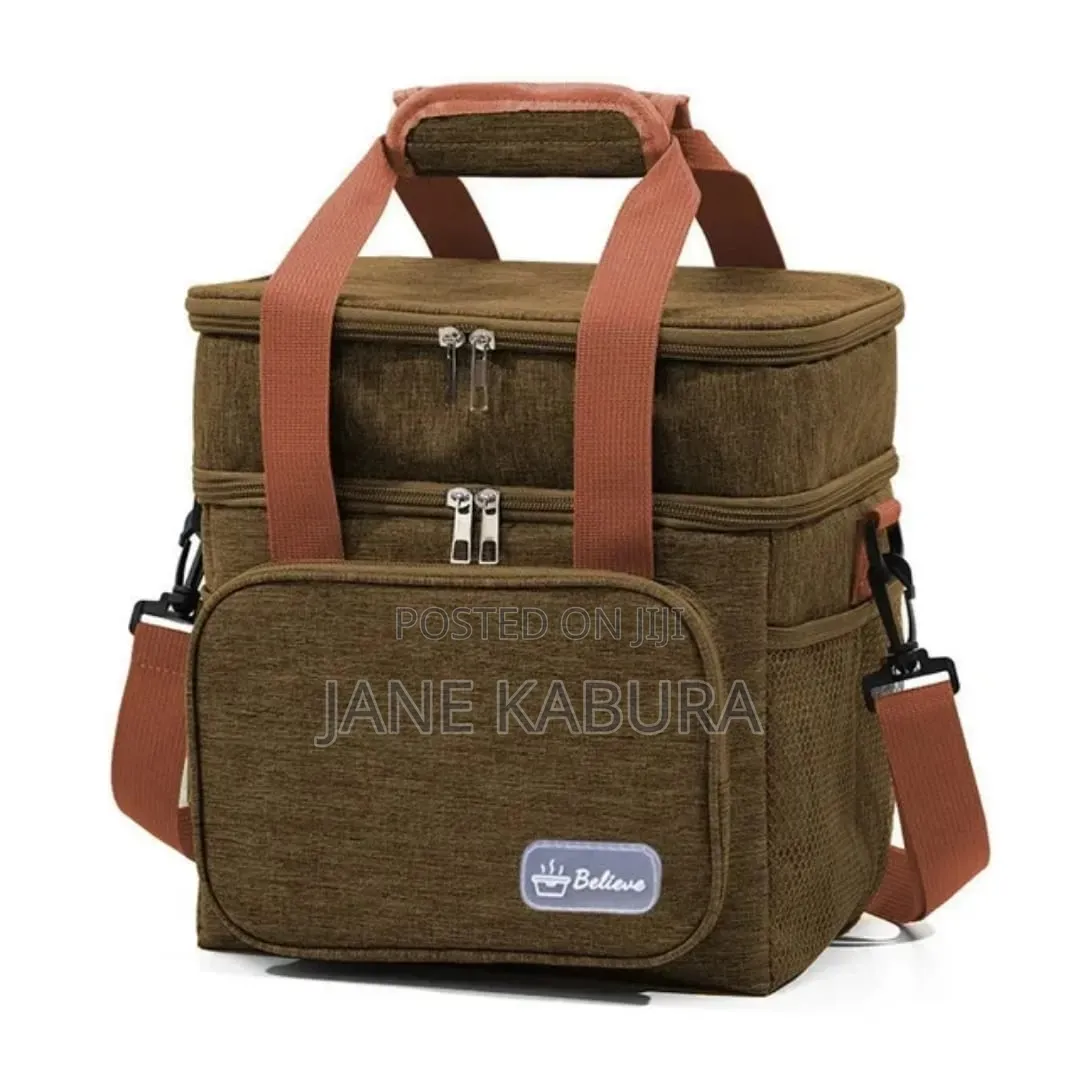 Double Compartment Thermal Insulated Lunchbox