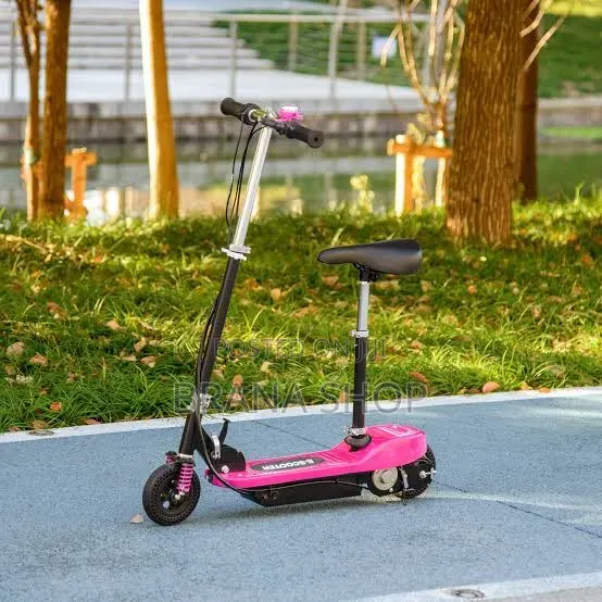 Modern Pink Electric Scooter – Foldable Sporty 
