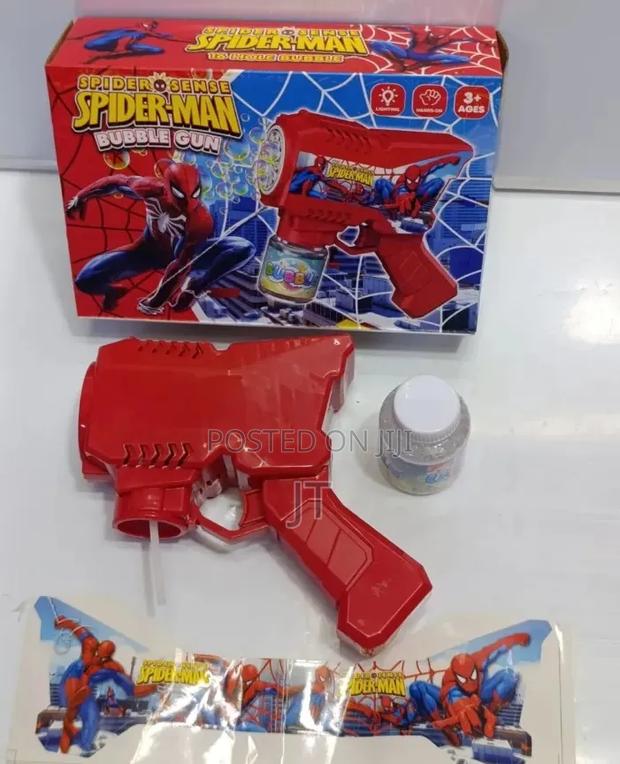 Spiderman Bubble Gun - main view