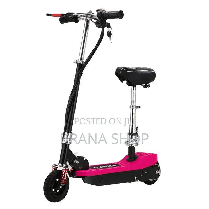 Bold Pink Off-Road Electric Scooter – Stylish Ride 