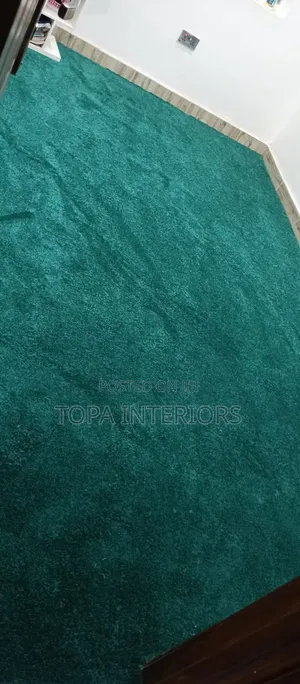 10mm Thick Green Wall to Wall Floor Carpets