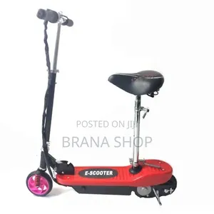 Powerful-Style Red Electric Scooter – Off-Road Look 