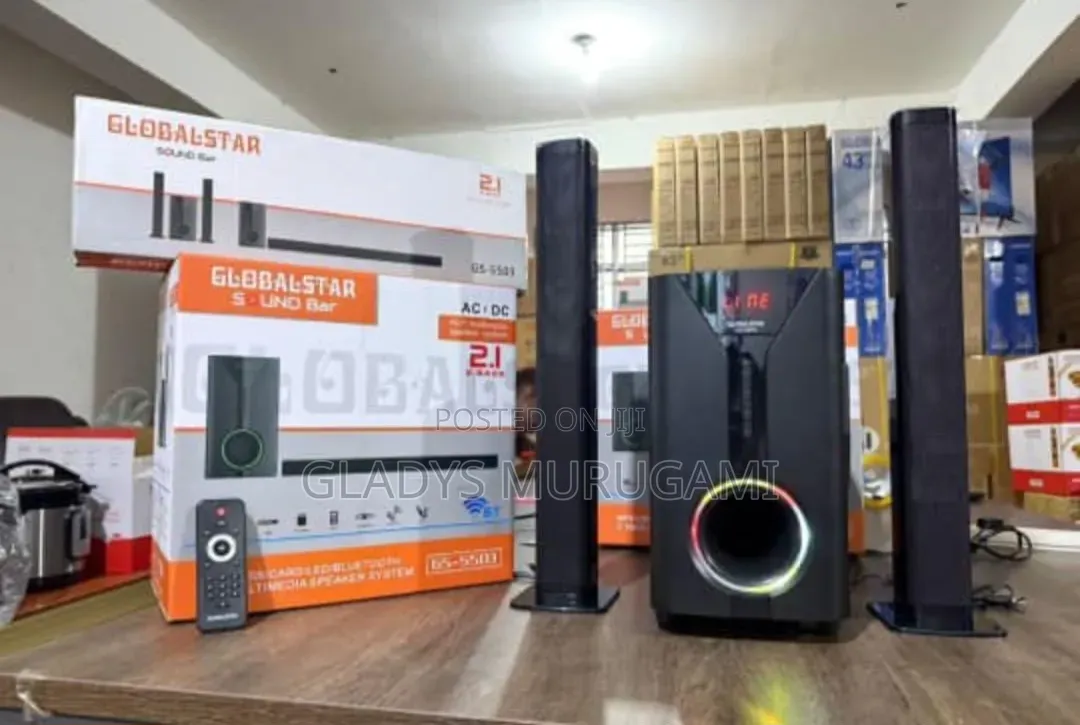 New Model 2.1ch Globalstar Sub Woofer System BT/USB/FM T