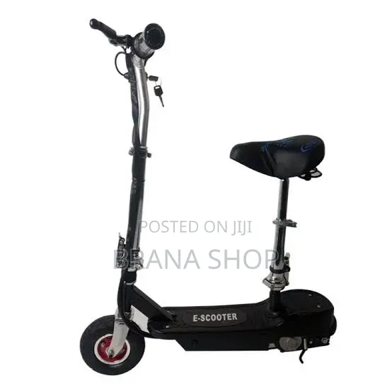 Rugged Black Off-Road Electric Scooter – Outdoor Ride 