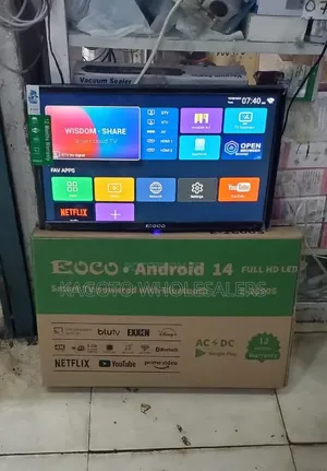 26 Inches AC/DC Ecco Smart Android Digital TV With Bluetooth