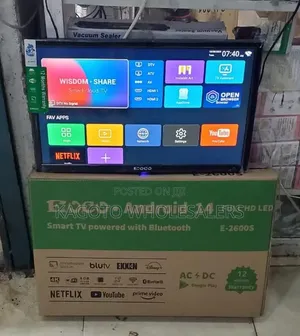 26 Inches AC/DC Ecco Smart Android Digital TV With Bluetooth
