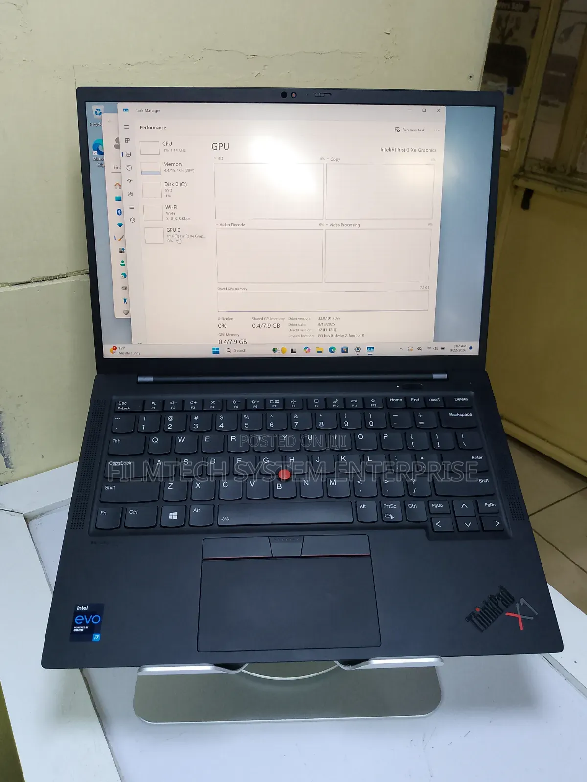 Laptop Lenovo ThinkPad X1 Carbon 16GB Intel Core i7 SSD 256GB