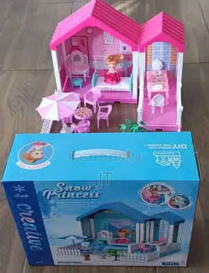 73pcd Snow Princess Doll House