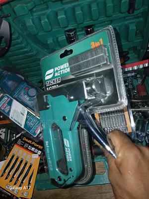 Power Action SGT01 3-in-1 Heavy Duty Tacker / Staple Gun,