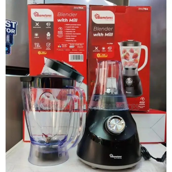 Ramton Blender + Mill 600w 2 Speed - Rm/764