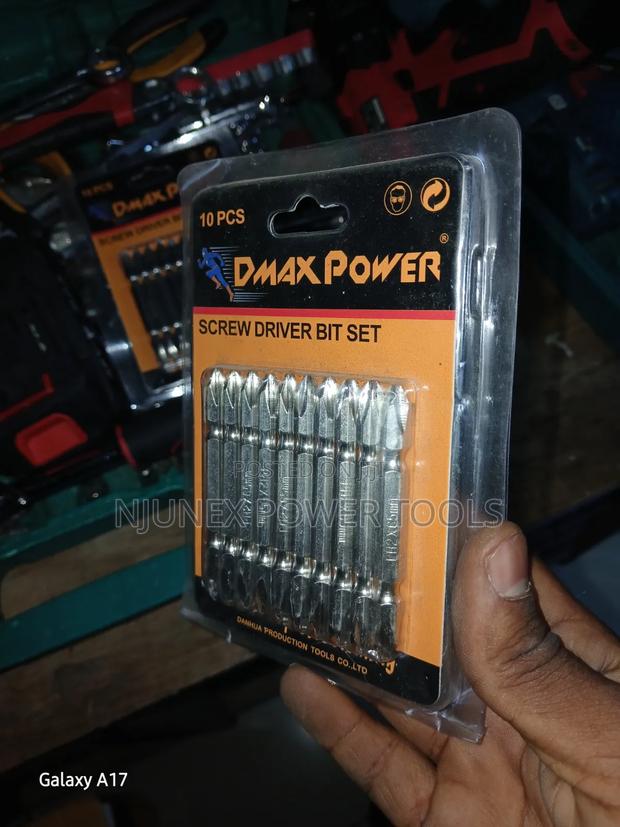 10-Piece Dmax Power Screwdriver Bit Set - thumbnail 2