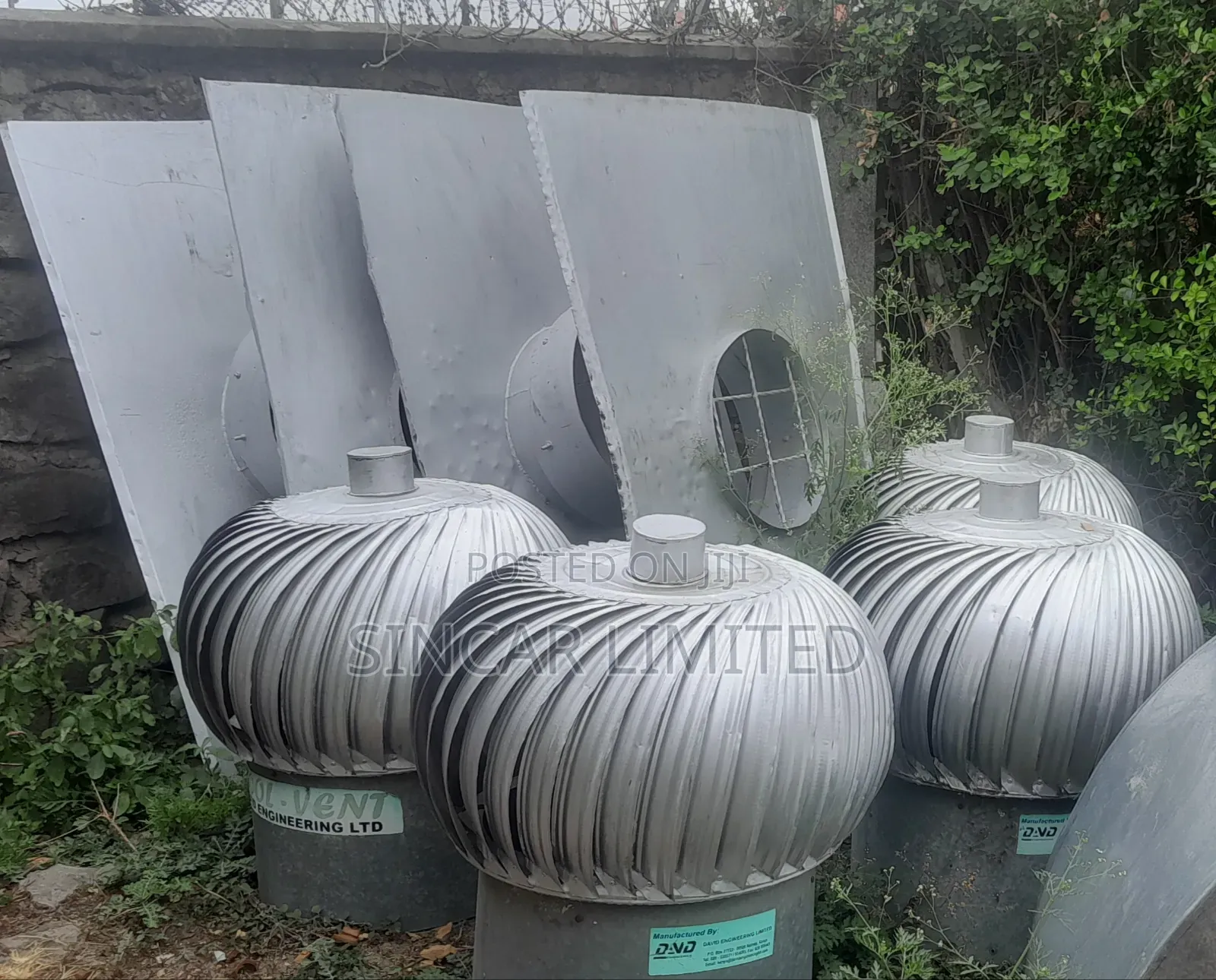 Roof Cyclone With Installation Sheets .