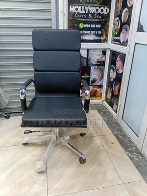 Executive High Leather Adjustable Office
