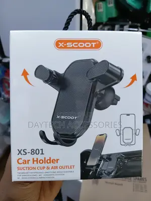 X Scoot XS-801 Car Phone Holder - 360 Degree Rotation.