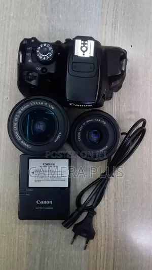 Canon Professional Camera With 18-55mm 40mm F2.8 STMS