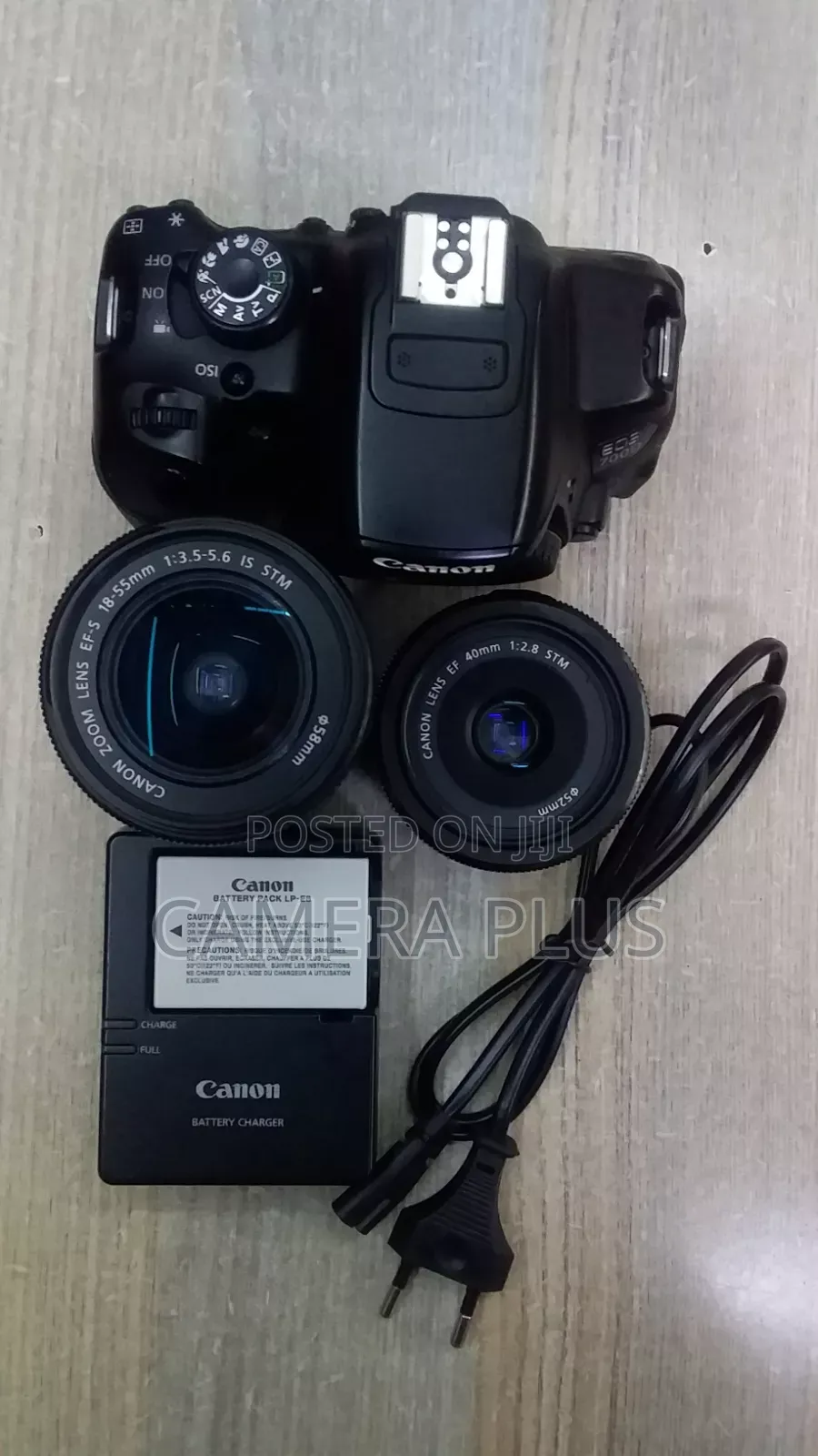 Canon Professional Camera With 18-55mm 40mm F2.8 STMS