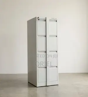 Office Cabinet : 4-Drawer Filing Cabinet With Lock