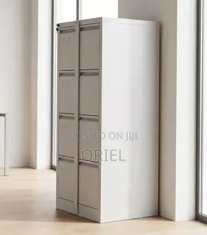 Office Cabinet : 4-Drawer Filing Cabinet With Lock