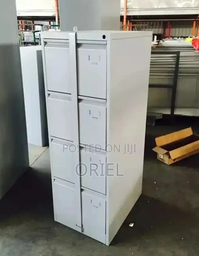 Office Cabinet : 4-Drawer Filing Cabinet With Lock