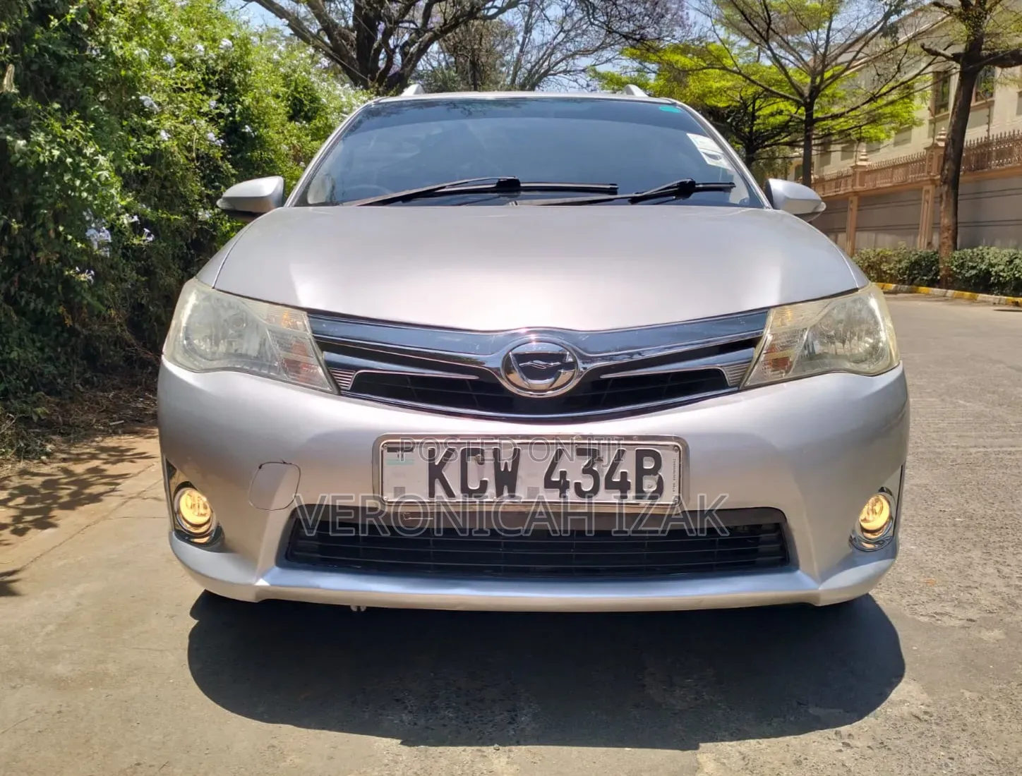 Toyota Corolla Fielder 2013 Silver