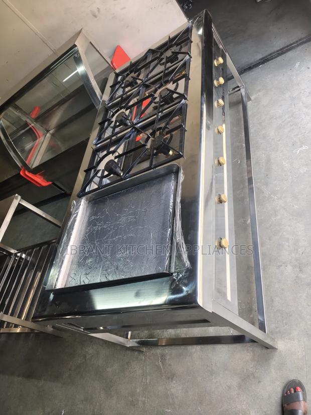 Stainless Steel Restaurant Cooking Range - main view