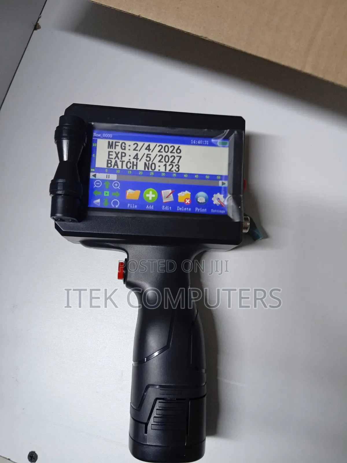 Fast-Dry 12.7mm Inkjet Printer for Batch and Serial Coding