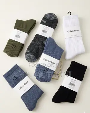 1/2 Dozen Calvin Klein Socks (6 Pairs )