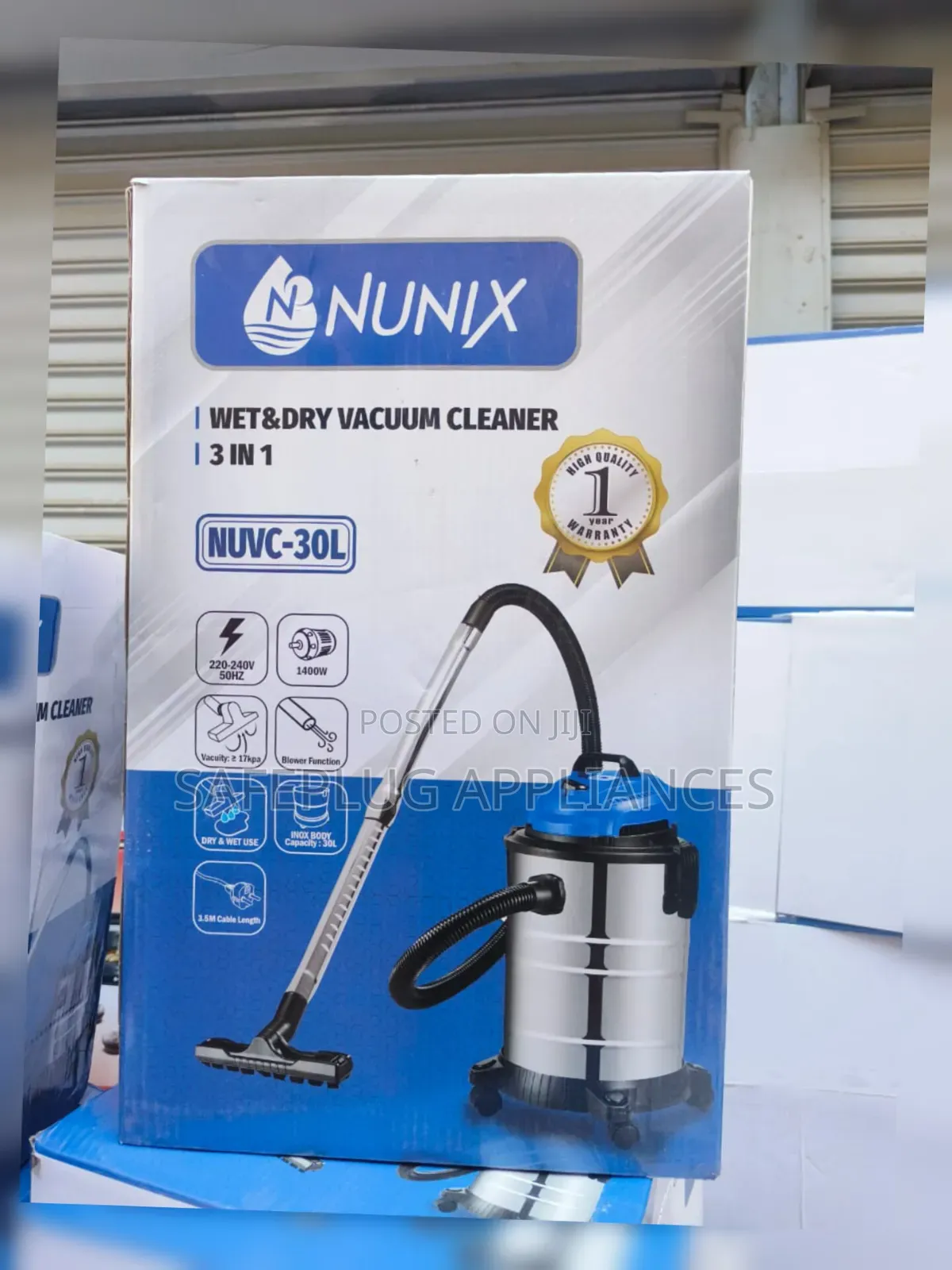 30L Wet Dry Vacuum Cleaner – Powerful Industrial Cleaning Machine