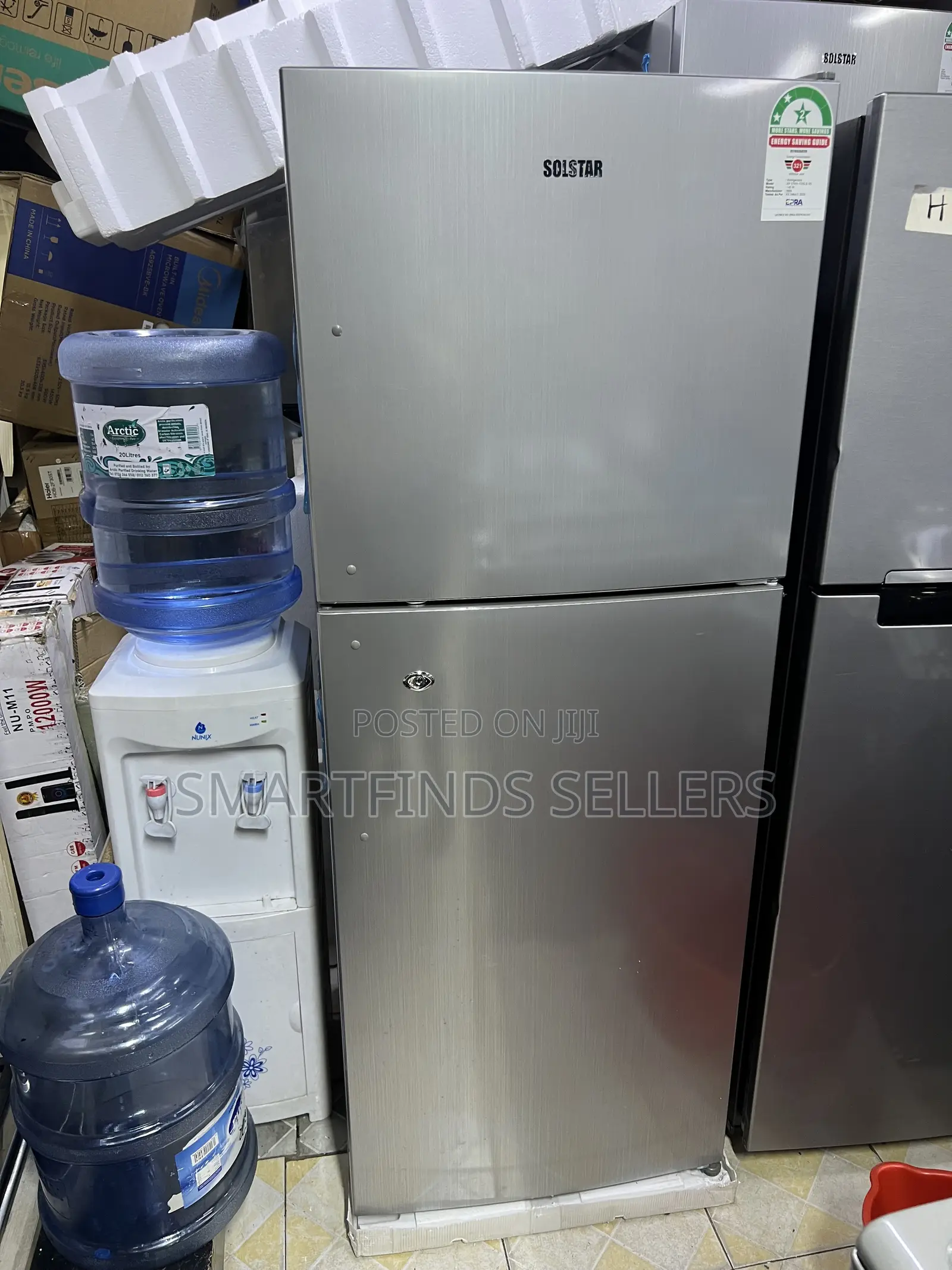 Solstar 197L Double-Door Refrigerator