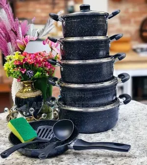 14-Piece JP Non-Stick Cookware Set – Modern Kitchen Essential