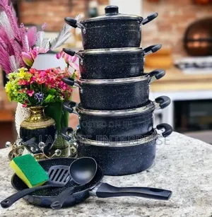 14-Piece JP Non-Stick Cookware Set – Modern Kitchen Essential